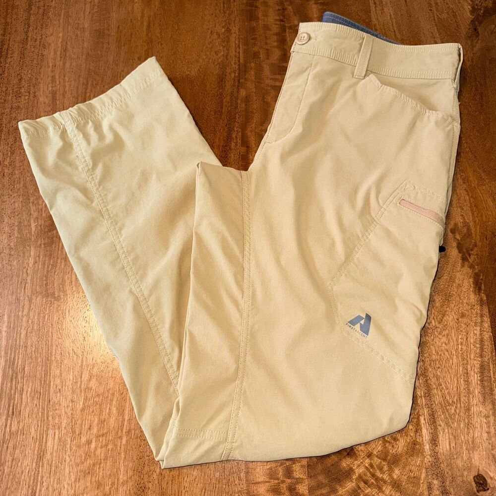 Eddie Bauer First Ascent Pants Men’s 36x34 Tan Stretch Hiking Outdoor